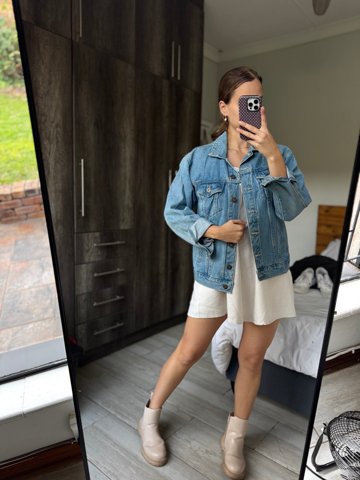 Cotton on denim jacket (D)