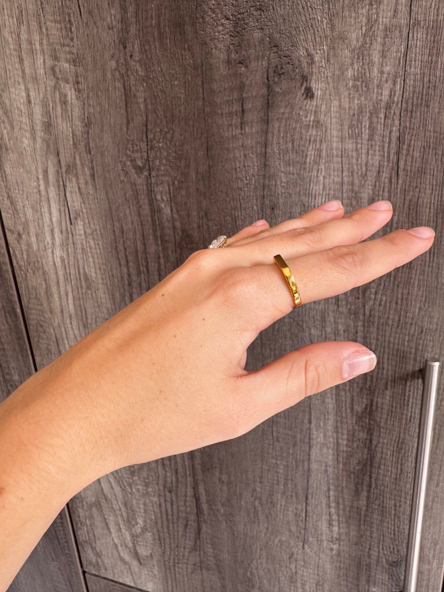 Brand New gold ring from GRACE THE BRAND (L)