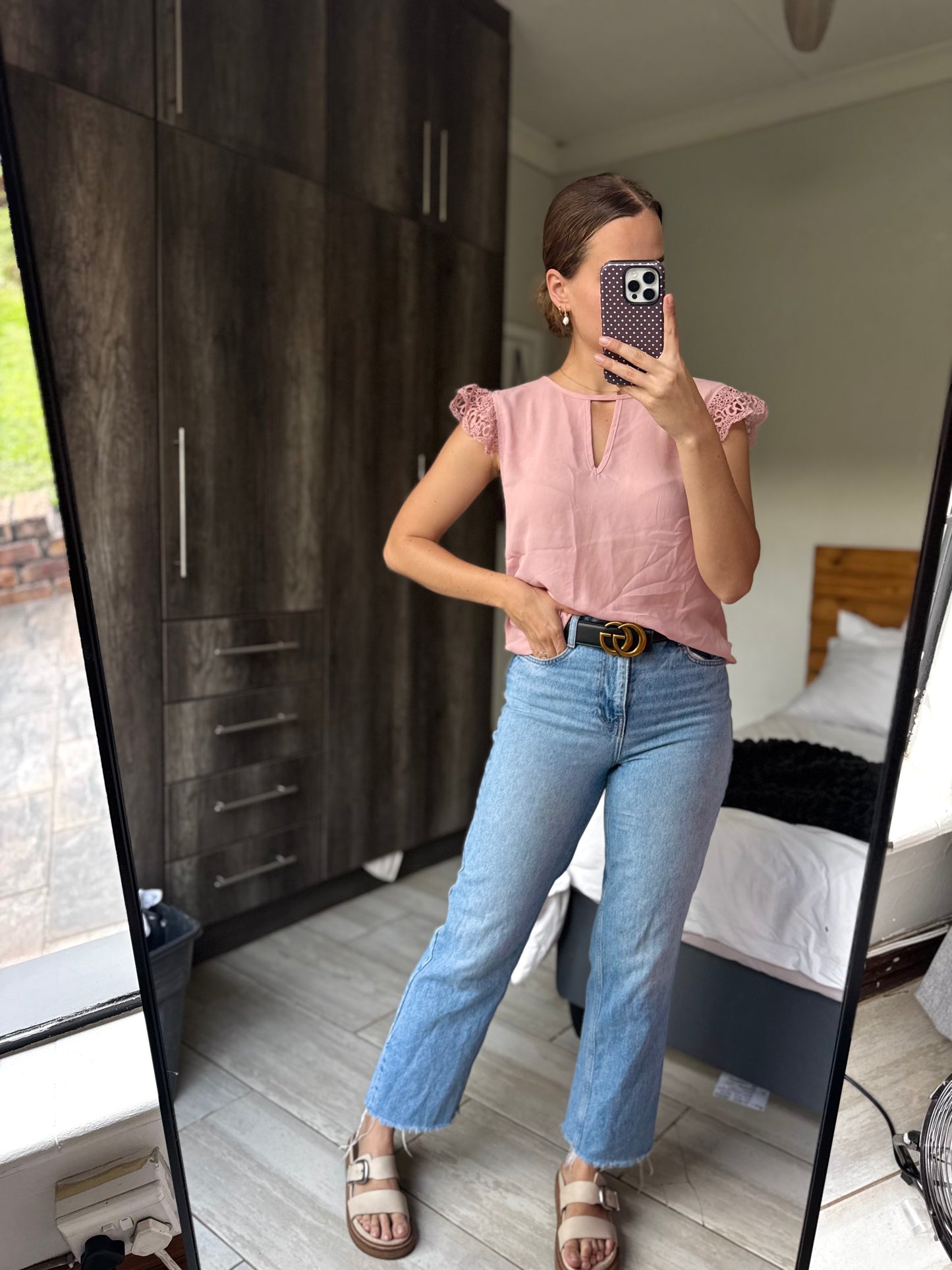 Pastel pink top (W)