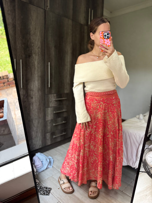 Stunning floral skirt (HH)