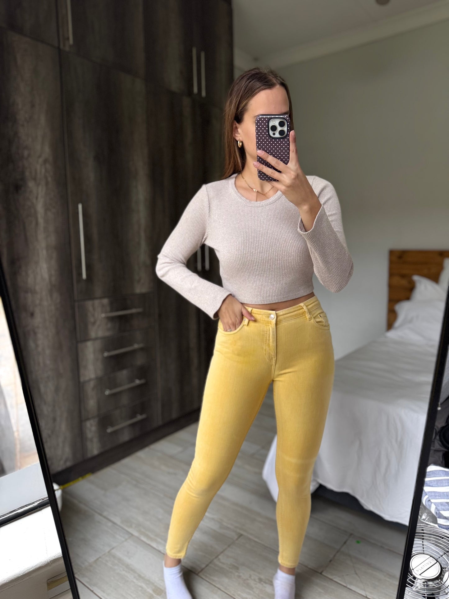 ZARA yellow jeans (Q)