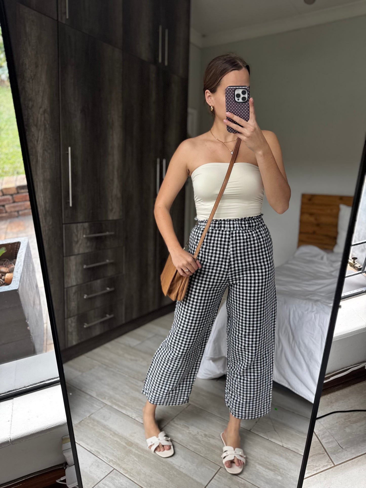 Checkered pants (LL)