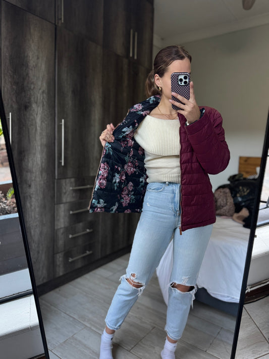 Reversible puffer jacket (S)