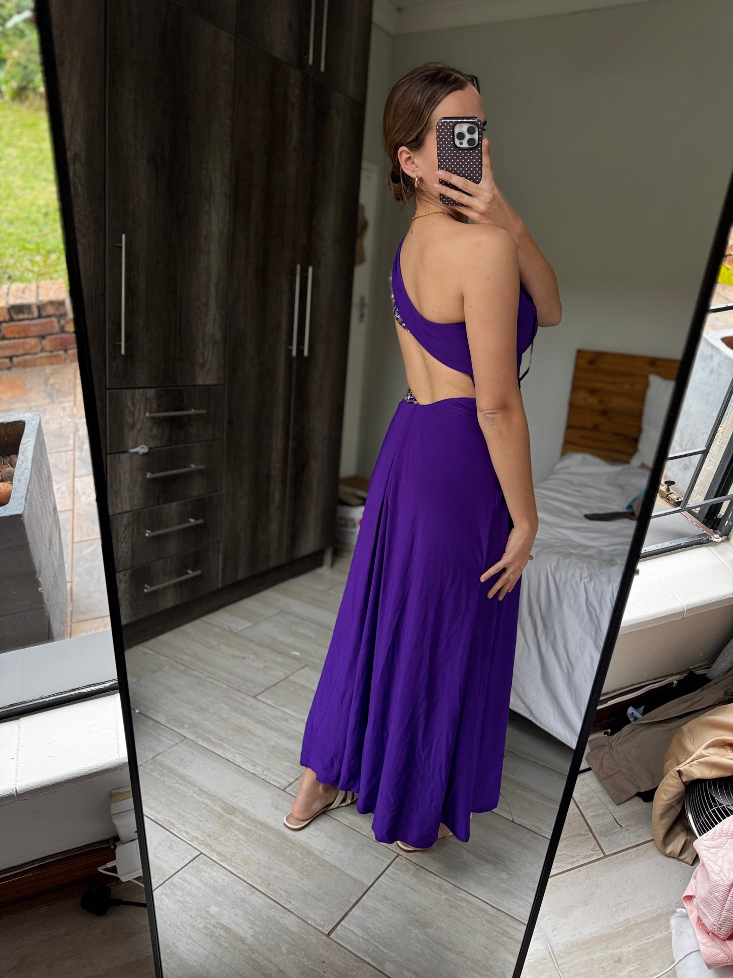 Stunning purple formal dress (OO)