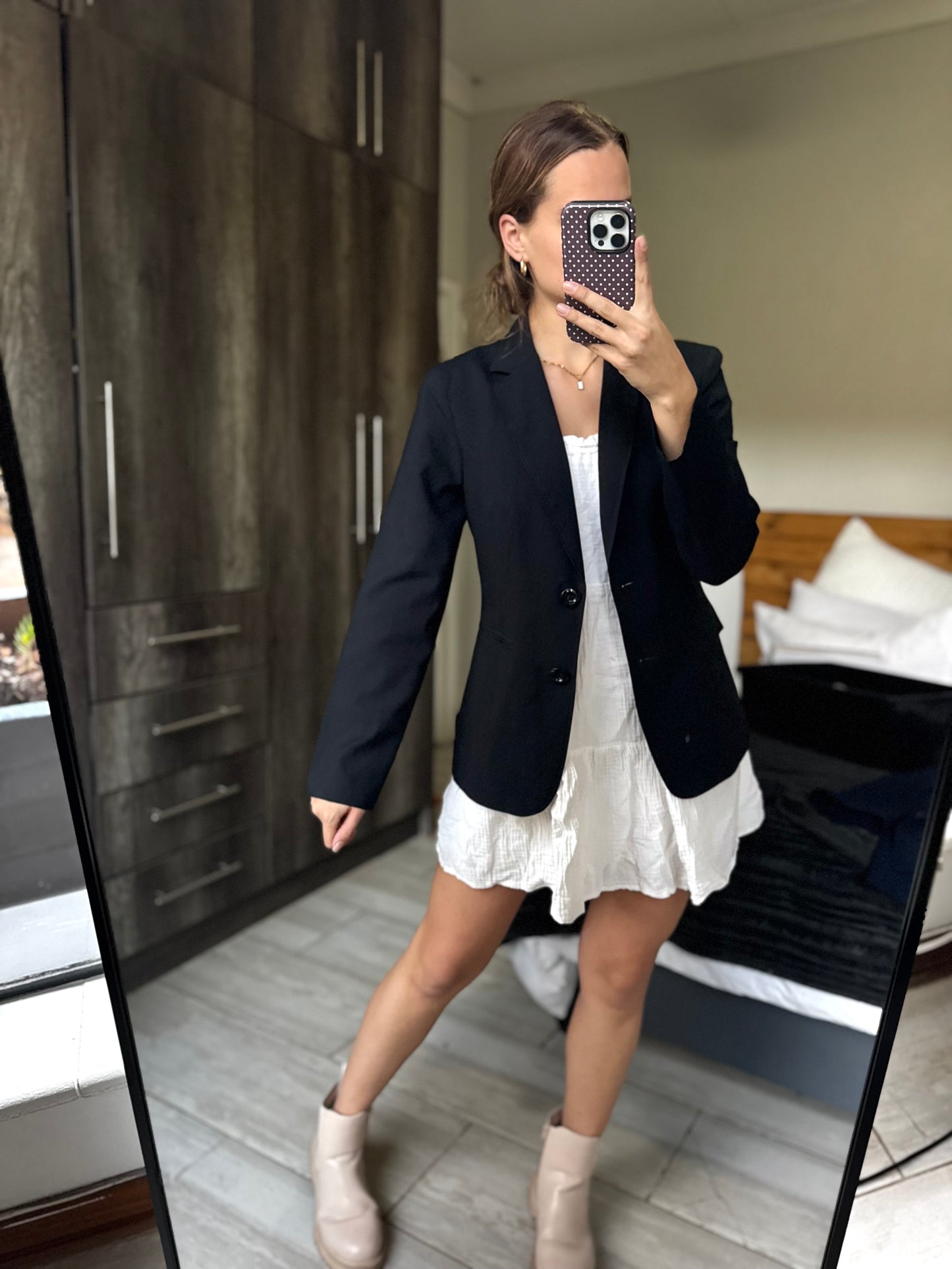 Woolworths black blazer (XX)