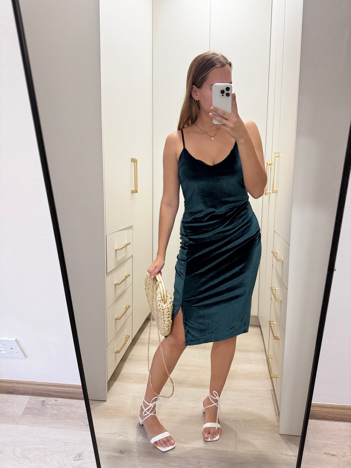 Suede dress (V)