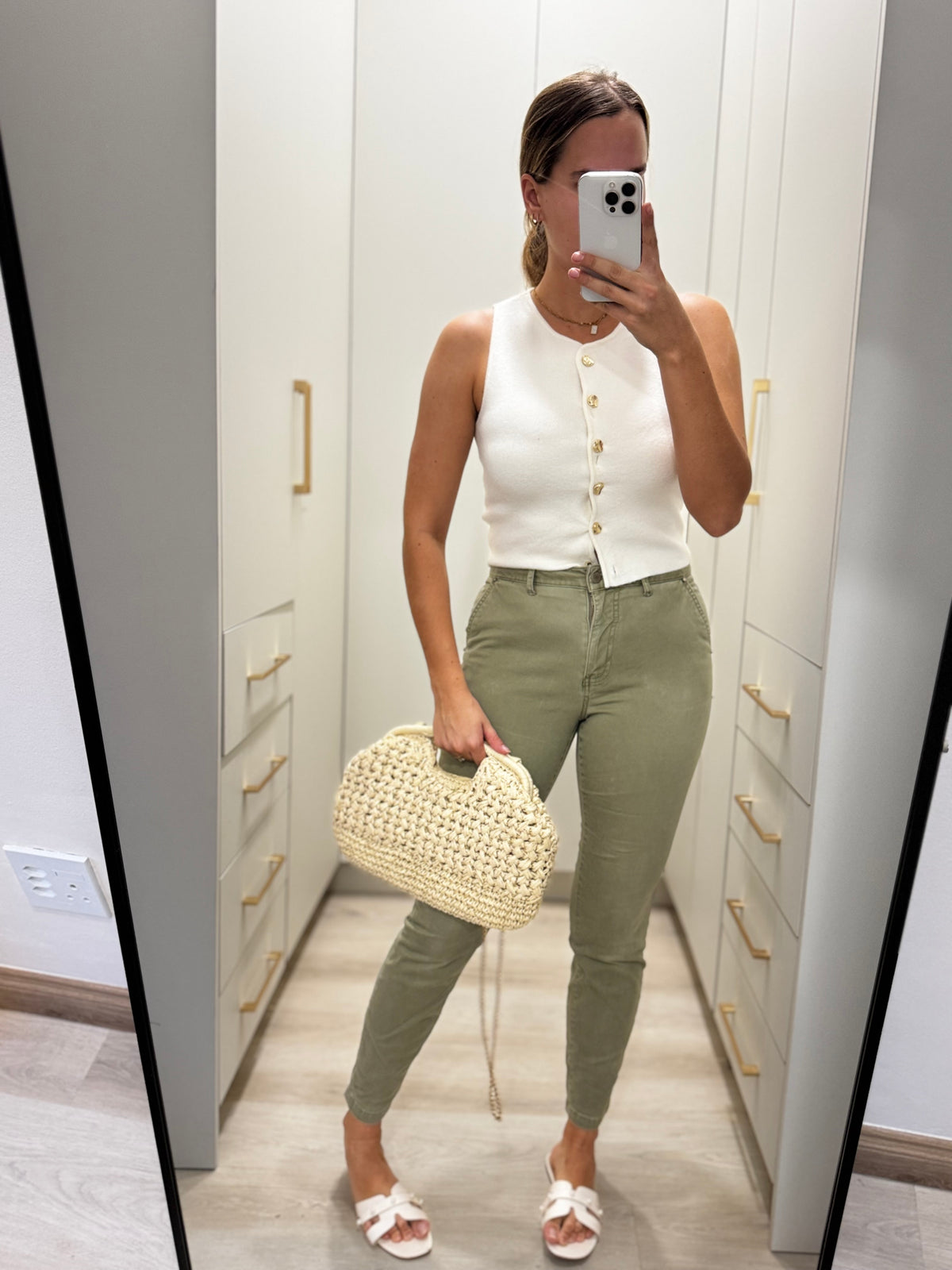 Woolworths green jeans (X)