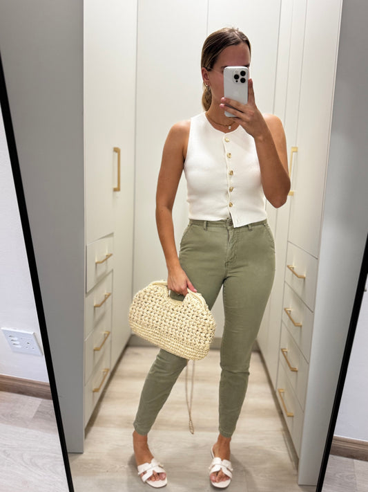 Woolworths green jeans (X)