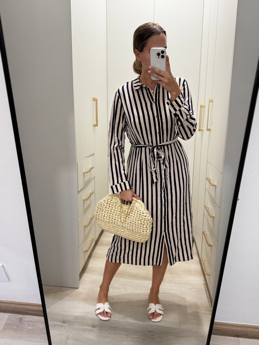 Woolworths striped dress (X)