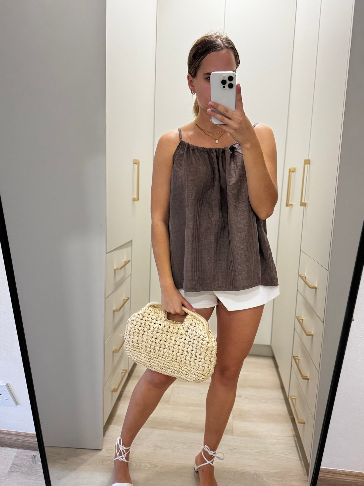Brown top (X1)