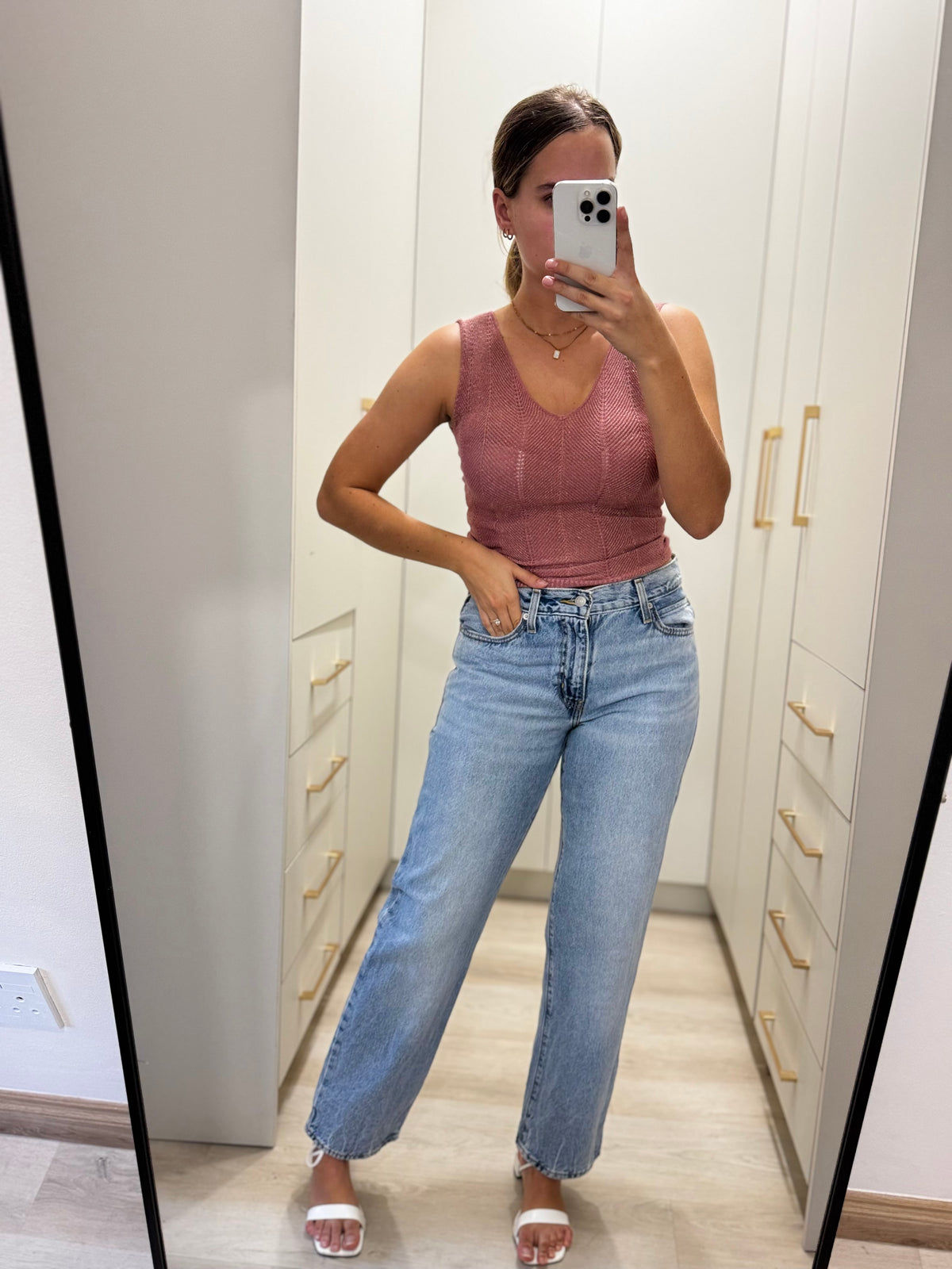 Glitter knit top (Y)