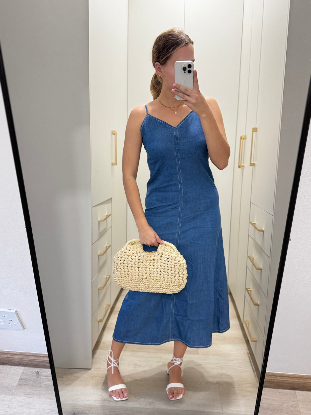 Stunning denim dress (Y)