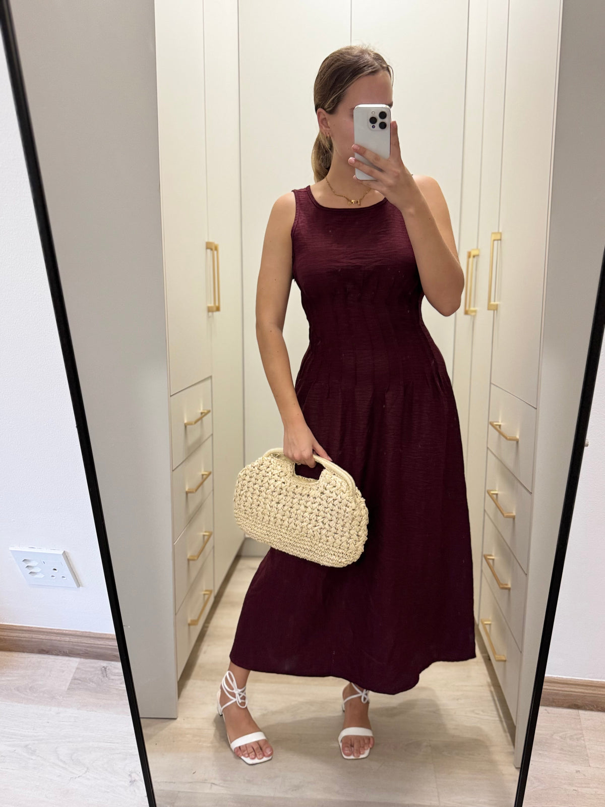 Stunning maroon dress (Z)