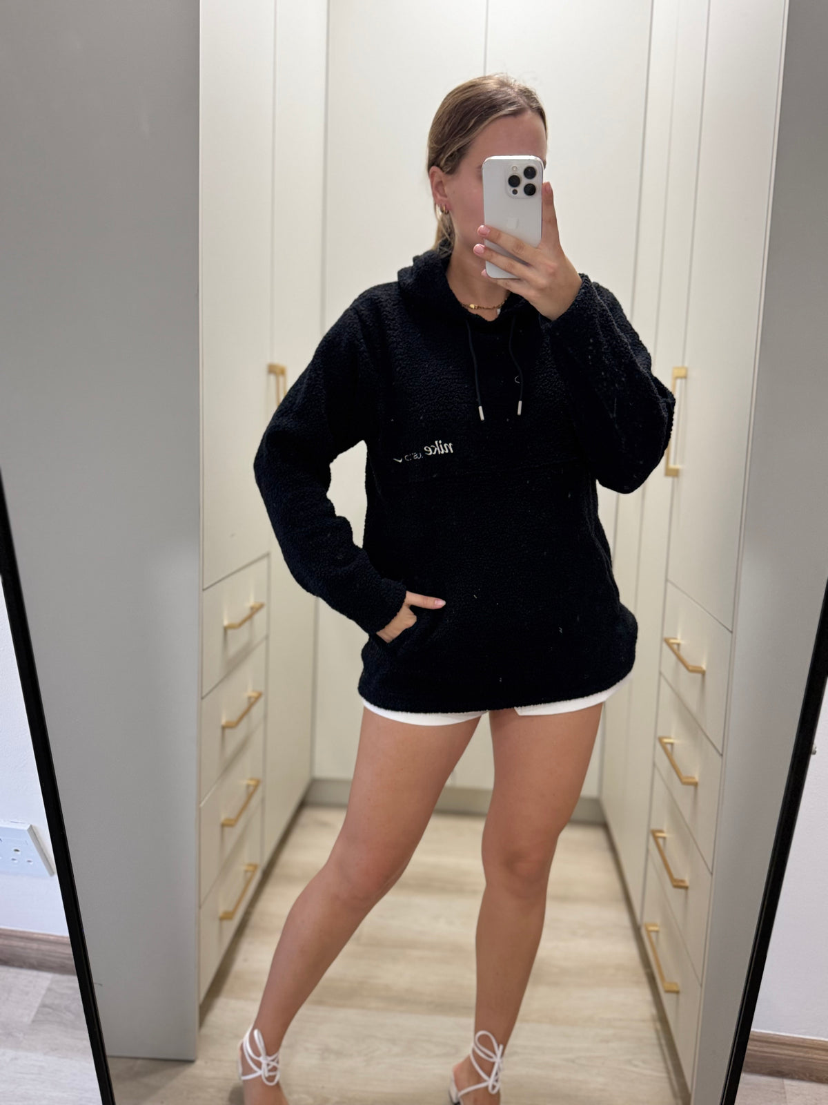 NIKE fluffy jacket (Z)