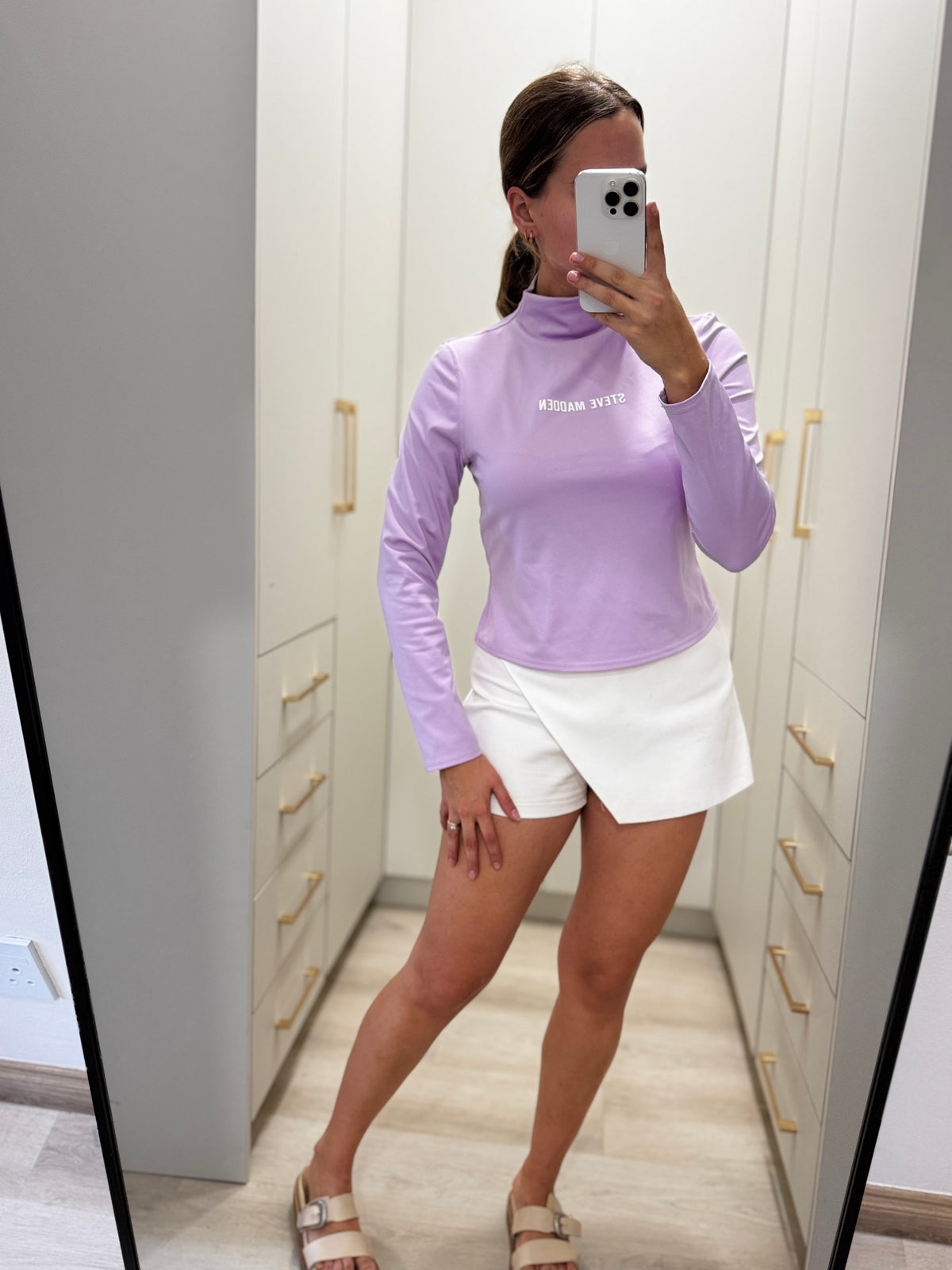 STEVE MADDEN lilac top (Z)